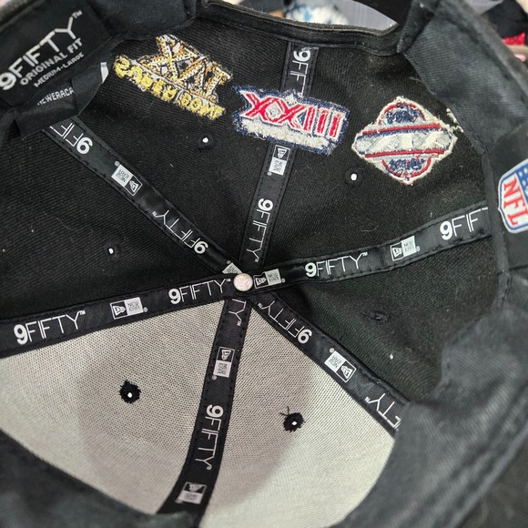 San Francisco 49ers Men Hat OS Black Snapback Cap New Era Championship - Picture 9 of 13